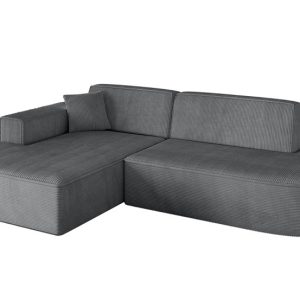 Narożnik lewostronny bez funkcji spania IREA-L1-v4 232x165x77 Ciemnoszary 775238 Narożnik lewostronny bez funkcji spania IREA-L1-v4 232x165x77 Ciemnoszary 775238