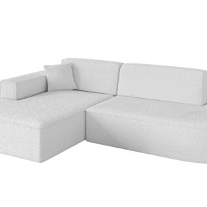 Narożnik lewostronny bez funkcji spania IREA-L1-v4 232x165x77 cm Biały 775386 Narożnik lewostronny bez funkcji spania IREA-L1-v4 232x165x77 cm Biały 775386