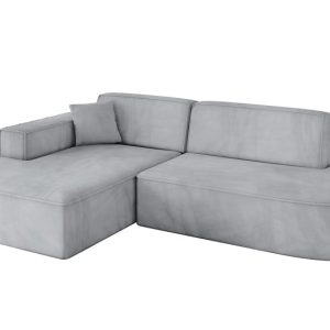 Narożnik lewostronny bez funkcji spania IREA-L1-v4 232x165x77 cm Szary 775315 Narożnik lewostronny bez funkcji spania IREA-L1-v4 232x165x77 cm Szary 775315