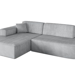 Narożnik lewostronny bez funkcji spania IREA-L1-v4 232x165x77 cm Szary 775282 Narożnik lewostronny bez funkcji spania IREA-L1-v4 232x165x77 cm Szary 775282