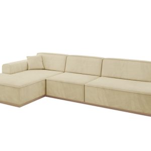 Narożnik lewostronny bez funkcji spania IREA-L2 327x165x80 Beżowy 753352 Narożnik lewostronny bez funkcji spania IREA-L2 327x165x80 Beżowy 753352