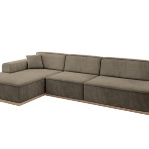 Narożnik lewostronny bez funkcji spania IREA-L2 327x165x80 Brązowy 807628 Narożnik lewostronny bez funkcji spania IREA-L2 327x165x80 Brązowy 807628