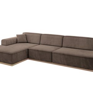 Narożnik lewostronny bez funkcji spania IREA-L2 327x165x80 Brązowy 753284 Narożnik lewostronny bez funkcji spania IREA-L2 327x165x80 Brązowy 753284
