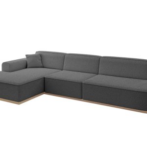 Narożnik lewostronny bez funkcji spania IREA-L2 327x165x80 cm Szary 753377 Narożnik lewostronny bez funkcji spania IREA-L2 327x165x80 cm Szary 753377