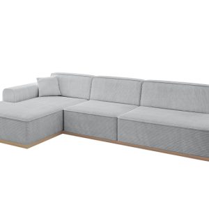 Narożnik lewostronny bez funkcji spania IREA-L2 327x165x80 cm Szary 753442 Narożnik lewostronny bez funkcji spania IREA-L2 327x165x80 cm Szary 753442