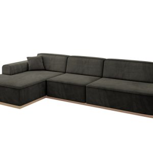 Narożnik lewostronny bez funkcji spania IREA-L2 327x165x80 Czarny 753464 Narożnik lewostronny bez funkcji spania IREA-L2 327x165x80 Czarny 753464