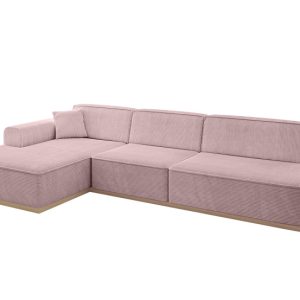 Narożnik lewostronny bez funkcji spania IREA-L2 327x165x80 Różowy 753462 Narożnik lewostronny bez funkcji spania IREA-L2 327x165x80 Różowy 753462
