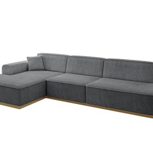Narożnik lewostronny bez funkcji spania IREA-L2-v2 327x165x80 Ciemnoszary 753320
