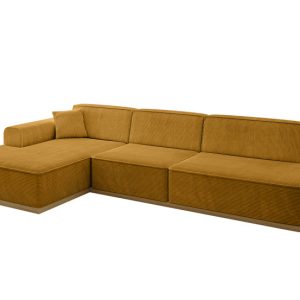 Narożnik lewostronny bez funkcji spania IREA-L2-v2 327x165x80 cm Żółty 753483 Narożnik lewostronny bez funkcji spania IREA-L2-v2 327x165x80 cm Żółty 753483