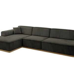 Narożnik lewostronny bez funkcji spania IREA-L2-v2 327x165x80 Czarny 753411 Narożnik lewostronny bez funkcji spania IREA-L2-v2 327x165x80 Czarny 753411