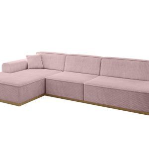 Narożnik lewostronny bez funkcji spania IREA-L2-v2 327x165x80 Różowy 753371 Narożnik lewostronny bez funkcji spania IREA-L2-v2 327x165x80 Różowy 753371