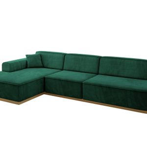 Narożnik lewostronny bez funkcji spania IREA-L2-v2 327x165x80 Zielony 753282 Narożnik lewostronny bez funkcji spania IREA-L2-v2 327x165x80 Zielony 753282