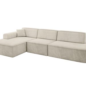Narożnik lewostronny bez funkcji spania IREA-L2-v3 327x165x77 Beżowy 807596 Narożnik lewostronny bez funkcji spania IREA-L2-v3 327x165x77 Beżowy 807596