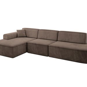 Narożnik lewostronny bez funkcji spania IREA-L2-v3 327x165x77 Brązowy 753238 Narożnik lewostronny bez funkcji spania IREA-L2-v3 327x165x77 Brązowy 753238