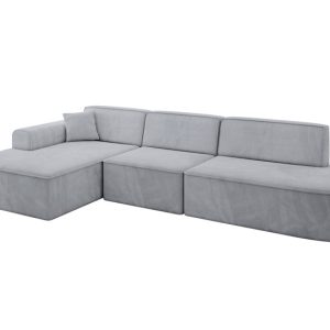 Narożnik lewostronny bez funkcji spania IREA-L2-v3 327x165x77 cm Szary 753397 Narożnik lewostronny bez funkcji spania IREA-L2-v3 327x165x77 cm Szary 753397
