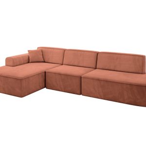 Narożnik lewostronny bez funkcji spania IREA-L2-v3 327x165x77 Morelowy 753261 Narożnik lewostronny bez funkcji spania IREA-L2-v3 327x165x77 Morelowy 753261