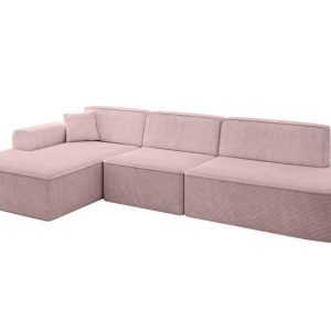Narożnik lewostronny bez funkcji spania IREA-L2-v3 327x165x77 Różowy 753243 Narożnik lewostronny bez funkcji spania IREA-L2-v3 327x165x77 Różowy 753243