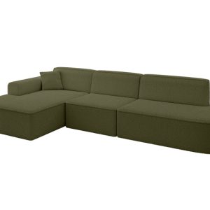 Narożnik lewostronny bez funkcji spania IREA-L2-v3 327x165x77 Zielony 753429 Narożnik lewostronny bez funkcji spania IREA-L2-v3 327x165x77 Zielony 753429