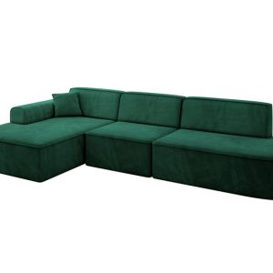 Narożnik lewostronny bez funkcji spania IREA-L2-v3 327x165x77 Zielony 753465 Narożnik lewostronny bez funkcji spania IREA-L2-v3 327x165x77 Zielony 753465