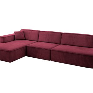 Narożnik lewostronny bez funkcji spania IREA-L2-v4 327x165x77 Bordowy 775267 Narożnik lewostronny bez funkcji spania IREA-L2-v4 327x165x77 Bordowy 775267