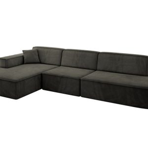Narożnik lewostronny bez funkcji spania IREA-L2-v4 327x165x77 Czarny 775312 Narożnik lewostronny bez funkcji spania IREA-L2-v4 327x165x77 Czarny 775312