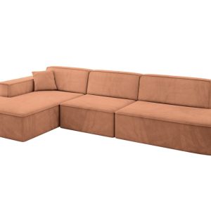 Narożnik lewostronny bez funkcji spania IREA-L2-v4 327x165x77 Morelowy 807651 Narożnik lewostronny bez funkcji spania IREA-L2-v4 327x165x77 Morelowy 807651