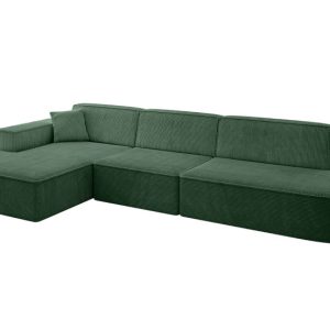 Narożnik lewostronny bez funkcji spania IREA-L2-v4 327x165x77 Zielony 775365 Narożnik lewostronny bez funkcji spania IREA-L2-v4 327x165x77 Zielony 775365
