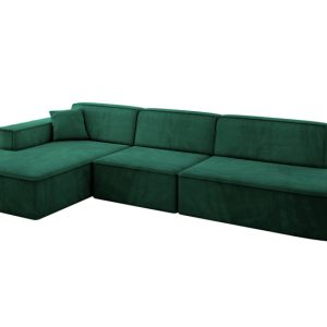 Narożnik lewostronny bez funkcji spania IREA-L2-v4 327x165x77 Zielony 775284 Narożnik lewostronny bez funkcji spania IREA-L2-v4 327x165x77 Zielony 775284