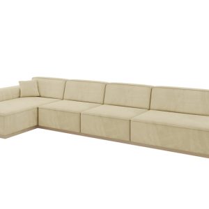 Narożnik lewostronny bez funkcji spania IREA-L3 412x165x80 Beżowy 755575 Narożnik lewostronny bez funkcji spania IREA-L3 412x165x80 Beżowy 755575