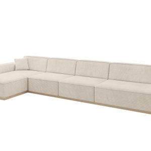 Narożnik lewostronny bez funkcji spania IREA-L3 412x165x80 Beżowy 755634 Narożnik lewostronny bez funkcji spania IREA-L3 412x165x80 Beżowy 755634