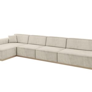 Narożnik lewostronny bez funkcji spania IREA-L3 412x165x80 Beżowy 807606 Narożnik lewostronny bez funkcji spania IREA-L3 412x165x80 Beżowy 807606