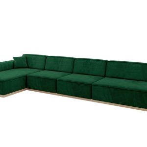 Narożnik lewostronny bez funkcji spania IREA-L3 412x165x80 Brązowy 807702 Narożnik lewostronny bez funkcji spania IREA-L3 412x165x80 Brązowy 807702