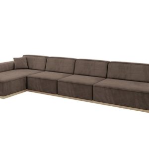Narożnik lewostronny bez funkcji spania IREA-L3 412x165x80 Brązowy 755633 Narożnik lewostronny bez funkcji spania IREA-L3 412x165x80 Brązowy 755633