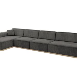 Narożnik lewostronny bez funkcji spania IREA-L3 412x165x80 Ciemnoszary 755532 Narożnik lewostronny bez funkcji spania IREA-L3 412x165x80 Ciemnoszary 755532