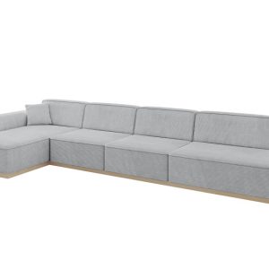 Narożnik lewostronny bez funkcji spania IREA-L3 412x165x80 cm Szary 755550 Narożnik lewostronny bez funkcji spania IREA-L3 412x165x80 cm Szary 755550