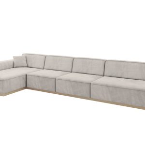 Narożnik lewostronny bez funkcji spania IREA-L3 412x165x80 Jasny brąz 807701 Narożnik lewostronny bez funkcji spania IREA-L3 412x165x80 Jasny brąz 807701