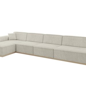 Narożnik lewostronny bez funkcji spania IREA-L3 412x165x80 Kremowy 755539 Narożnik lewostronny bez funkcji spania IREA-L3 412x165x80 Kremowy 755539