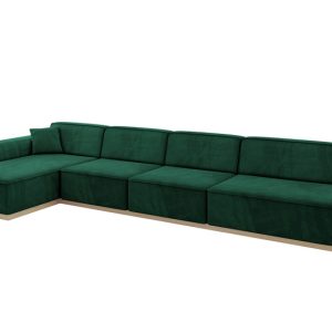 Narożnik lewostronny bez funkcji spania IREA-L3 412x165x80 Zielony 755602 Narożnik lewostronny bez funkcji spania IREA-L3 412x165x80 Zielony 755602