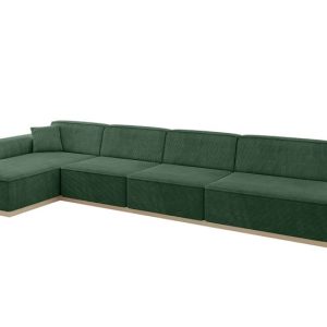 Narożnik lewostronny bez funkcji spania IREA-L3 412x165x80 Zielony 755629 Narożnik lewostronny bez funkcji spania IREA-L3 412x165x80 Zielony 755629