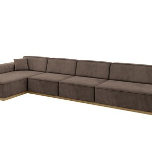 Narożnik lewostronny bez funkcji spania IREA-L3-v2 412x165x80 Brązowy 755508 Narożnik lewostronny bez funkcji spania IREA-L3-v2 412x165x80 Brązowy 755508