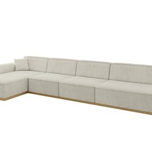 Narożnik lewostronny bez funkcji spania IREA-L3-v2 412x165x80 Kremowy 755545 Narożnik lewostronny bez funkcji spania IREA-L3-v2 412x165x80 Kremowy 755545