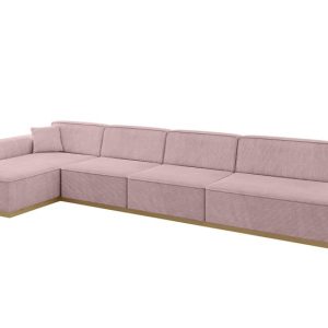 Narożnik lewostronny bez funkcji spania IREA-L3-v2 412x165x80 Różowy 755557 Narożnik lewostronny bez funkcji spania IREA-L3-v2 412x165x80 Różowy 755557