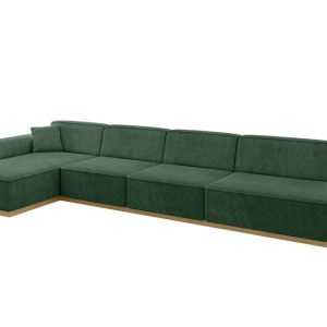 Narożnik lewostronny bez funkcji spania IREA-L3-v2 412x165x80 Zielony 755541 Narożnik lewostronny bez funkcji spania IREA-L3-v2 412x165x80 Zielony 755541