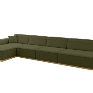 Narożnik lewostronny bez funkcji spania IREA-L3-v2 412x165x80 Zielony 755609 Narożnik lewostronny bez funkcji spania IREA-L3-v2 412x165x80 Zielony 755609