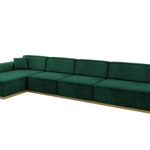 Narożnik lewostronny bez funkcji spania IREA-L3-v2 412x165x80 Zielony 755510 Narożnik lewostronny bez funkcji spania IREA-L3-v2 412x165x80 Zielony 755510