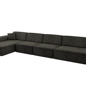 Narożnik lewostronny bez funkcji spania IREA-L3-v3 412x165x77 Czarny 775563 Narożnik lewostronny bez funkcji spania IREA-L3-v3 412x165x77 Czarny 775563
