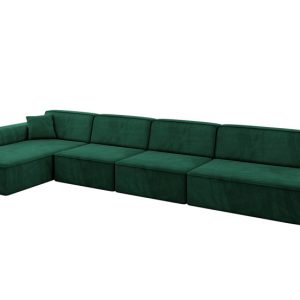Narożnik lewostronny bez funkcji spania IREA-L3-v3 412x165x77 Zielony 775544 Narożnik lewostronny bez funkcji spania IREA-L3-v3 412x165x77 Zielony 775544