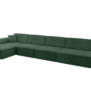 Narożnik lewostronny bez funkcji spania IREA-L3-v3 412x165x77 Zielony 775573 Narożnik lewostronny bez funkcji spania IREA-L3-v3 412x165x77 Zielony 775573