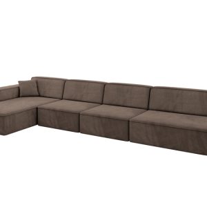 Narożnik lewostronny bez funkcji spania IREA-L3-v4 412x165x77 Brązowy 775231 Narożnik lewostronny bez funkcji spania IREA-L3-v4 412x165x77 Brązowy 775231