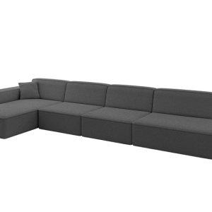 Narożnik lewostronny bez funkcji spania IREA-L3-v4 412x165x77 cm Szary 775375 Narożnik lewostronny bez funkcji spania IREA-L3-v4 412x165x77 cm Szary 775375